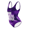 PRAY HUSTLE REPEAT One-Piece Swimsuit