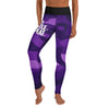 PRAY HUSTLE REPEAT PURPLE CAMO Leggings