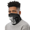PRAY HUSTLE REPEAT Black Camo Neck Gaiter